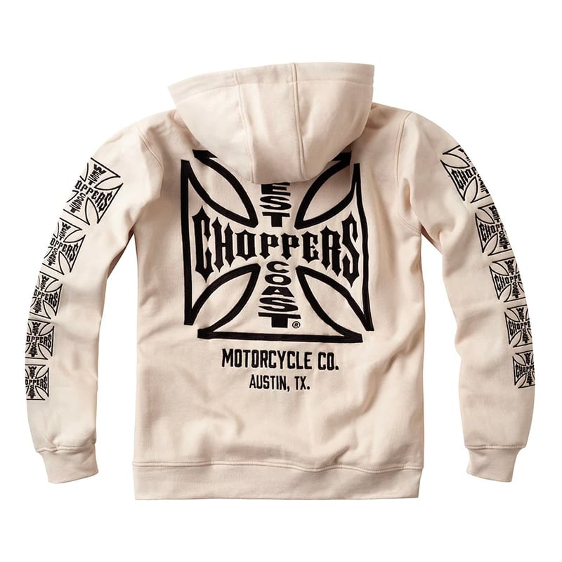West Coast Choppers/ W.C.C Logo Zip Up Hoodie 
