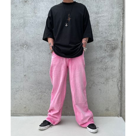 Mismatch NYC/Washed Pink Denim Set Up