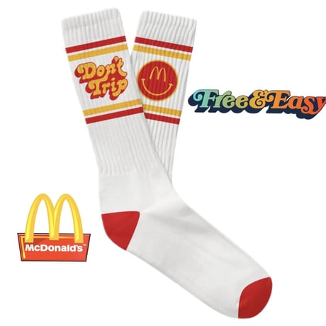 FREE&EASY/✖︎ McDonalds Socks