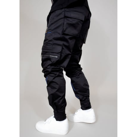 GUAPI/ BLACK ”GET RICH” Cargo pants