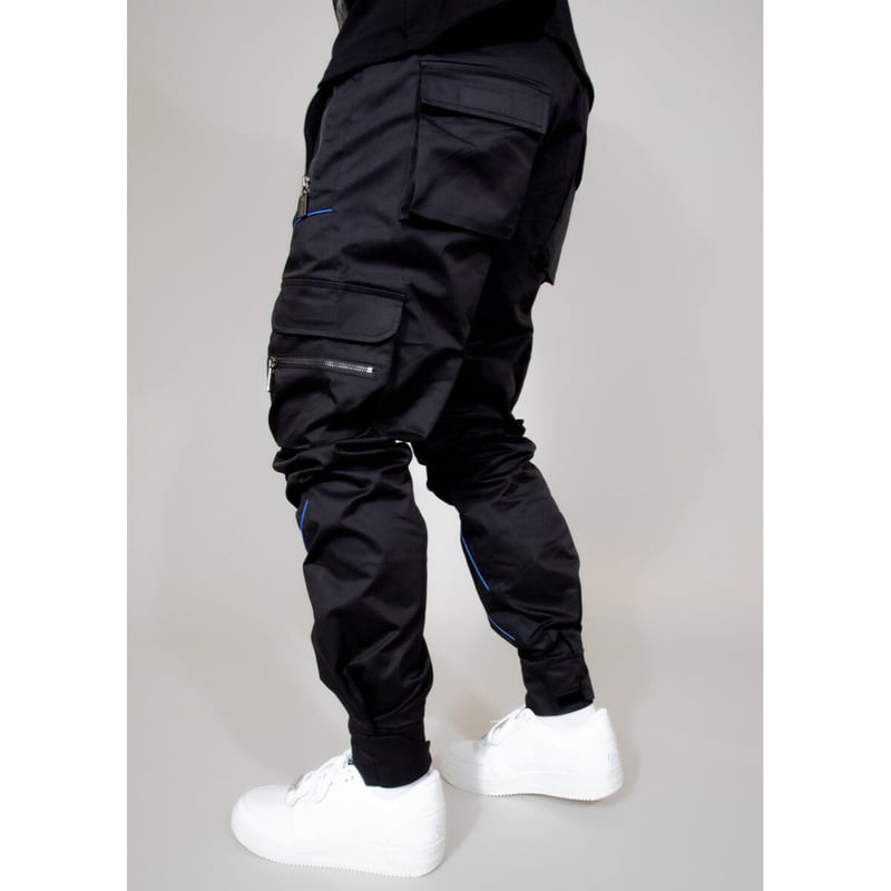 GUAPI/ BLACK ”GET RICH” Cargo pants | BINGOSTAR GUAPI/ BLACK ”GET RICH” Cargo pants | BINGOSTAR