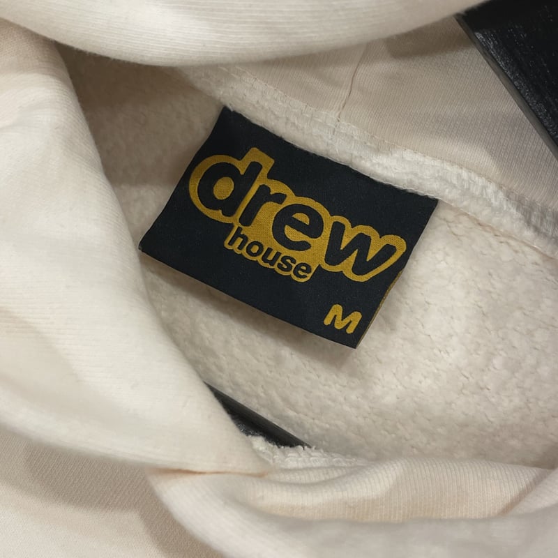 ドリューハウス マスコット フーディー パーカー クリーム M Drew House/Mascot Hoodie 