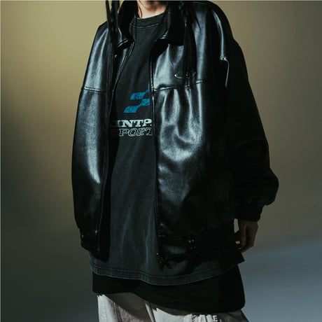 SAINT PAIN/LEATHER Racing Jacket