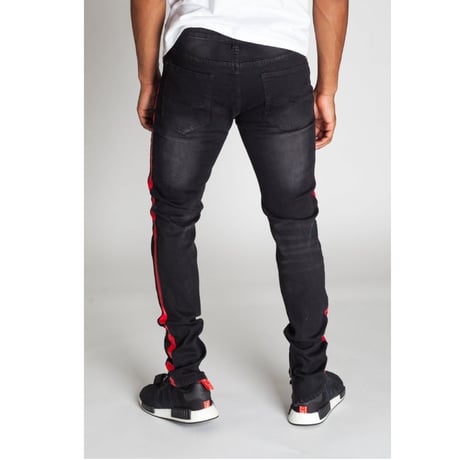 KDNK/Side line denim pants