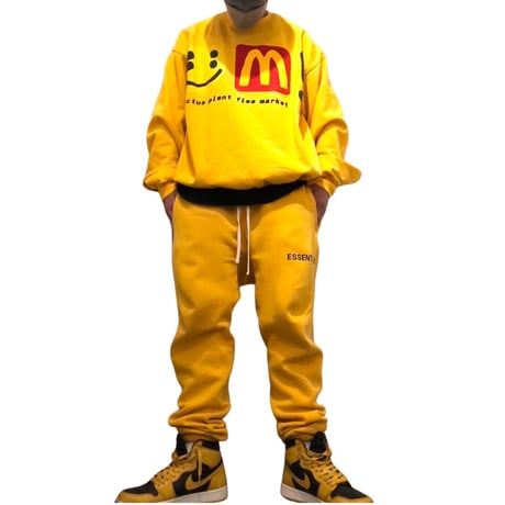 CPFM ×  McDonald's / icons! Crewneck YELLOW