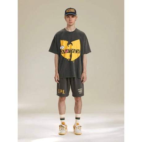EPIDE/ Wutang Simpson hommage tee  (Wash BLACK)