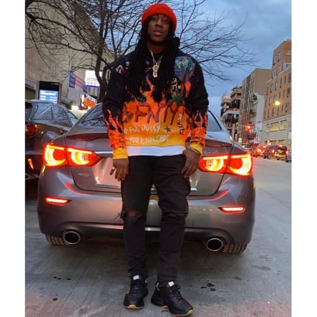 FNTY/Flying Blaze Hoodie  BLACK