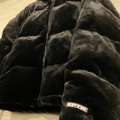 EPTM/FUR PUFFER  JACKET  "BLACK"