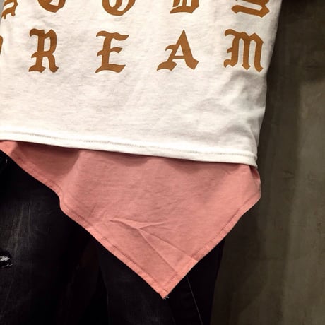 Sixth June/Long Tee　ダスティピンク