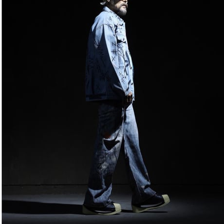 By The R/ Graffiti Denim Jacket