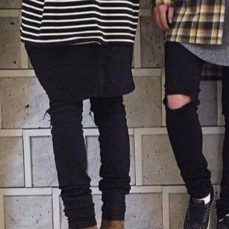 EPTM/layered Long Tshirt　ブラック