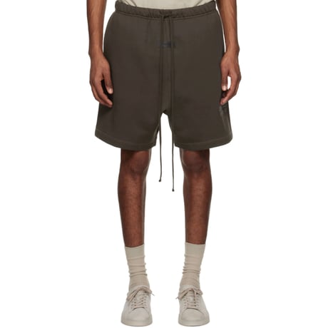 ESSENTIALS Fear OF God/Graphic Shorts  "OFF BLACK"