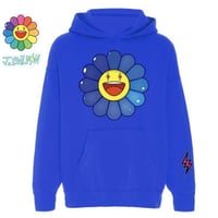 J Balvin × Takashi Murakami/"KAIKAI KIKI " Hoodie BLUE