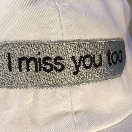 Trius Garments/miss you reply cap ピンク