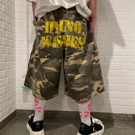 Camo Paint Bermuda Shorts