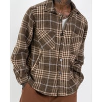 EPTM/Tweed Heavy Flannel shirt "BROWN"