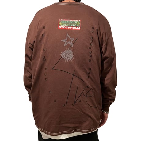 Travis Scott /UTOPIA tour Longsleeve Tshirts  BROWN