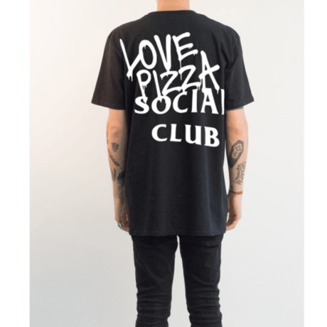 No Perfect Italy/Love Pizza Club  Big Tee Black