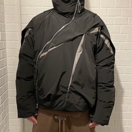 Mismatch NYC/Wzipup Puffer Jacket  BLACK