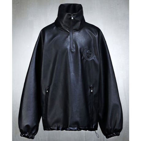By The R/ Leather Anorak Jacket