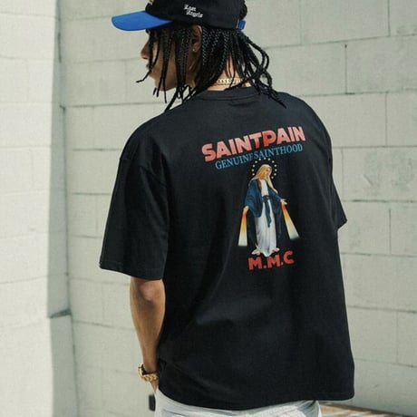 SAINT PAIN/MARY  Tee BLACK