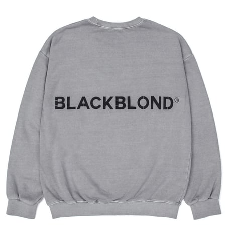 BLACK BLOND/BB logo smile   Sweatshirt  "VINTAGE GRAY"