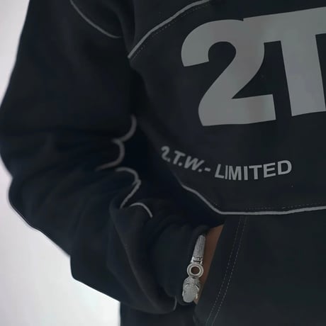 2TW®︎ /  Hoodie + Pants (SET UP)  BLACK
