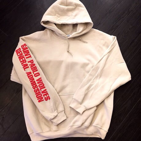 Saint Pablo Tour/official hoodie フーディー　ベージュ