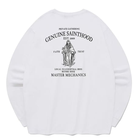 SAINT PAIN/GRACE LongSleeve Tee WHITE