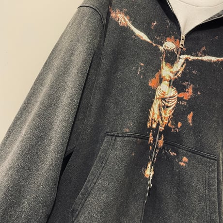 Mismatch NYC/Cross Zip Up hoodie