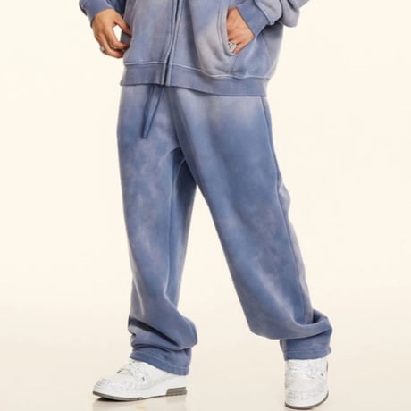Inflation / Washed Sweat Pants (SET UP) BLUE