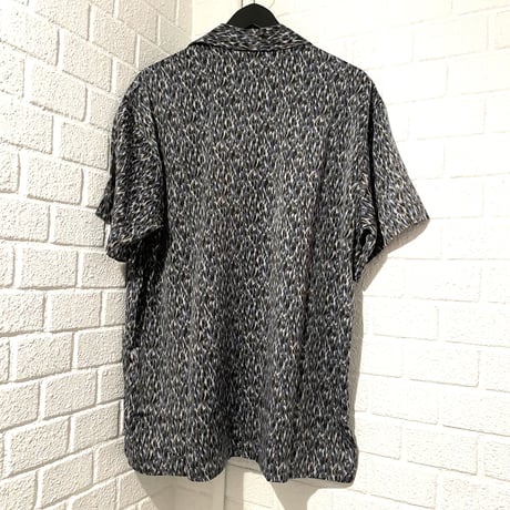 SAINT PAIN/Small Leopard Shirts BLUE