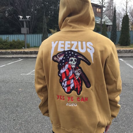 Nineteenth letter/Yeezus Campaign フーディー ベージュ