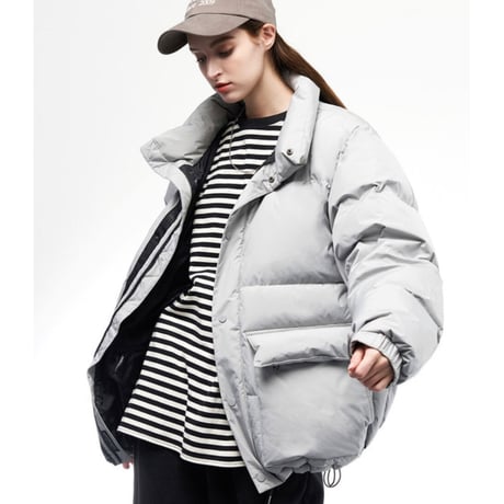 SAINT PAIN/DOWN JACKET SILVER