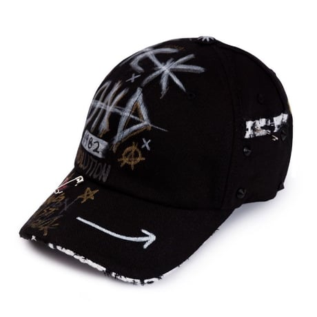 BLACK BLOND/Tweed Smile CUSTOM CAP