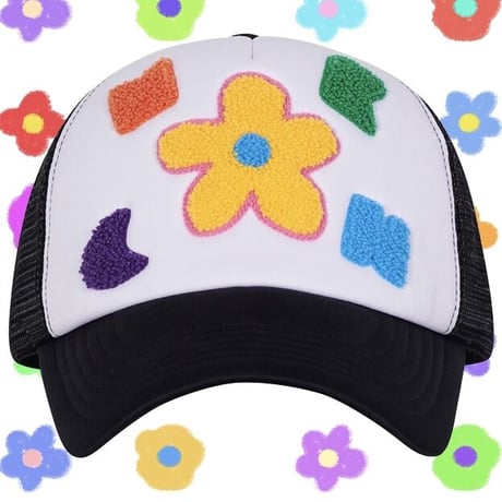 MISTER CHILD/Flower Logo Mesh Cap