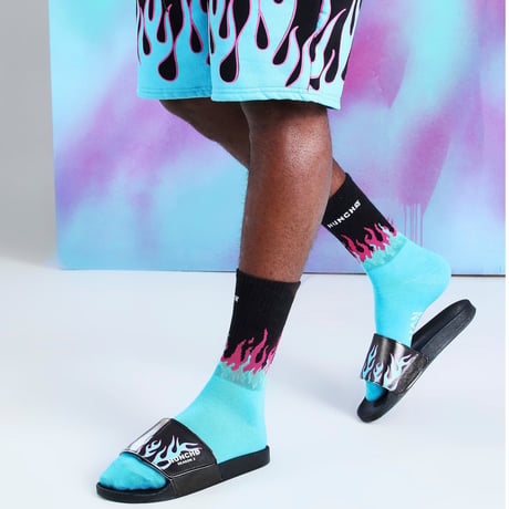 BOOHOO × Migos /FLAME SOCKS