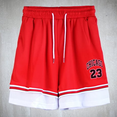 By The R/ chicago mesh Set UP (Tops&Shorts) "RED"