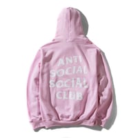 Anti Social Social Club/Logo フーディー　Light Pink