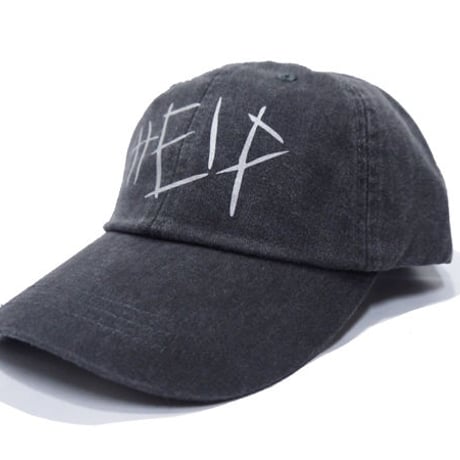 448C/HELP CAP Black Denim