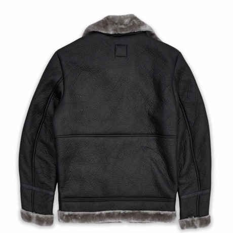 Reason Clothing Newyork/Fur riders jacket BLACK×GRAY