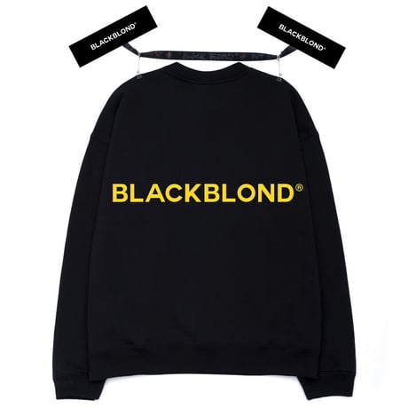 BLACK BLOND/BB logo smile  Crewneck Sweatshirt  (BLACK)