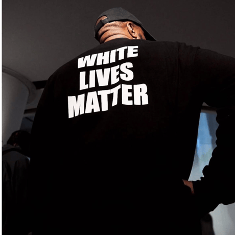 YEEZY / WHite Lives Matter Longsleeve Tee "WHITE"