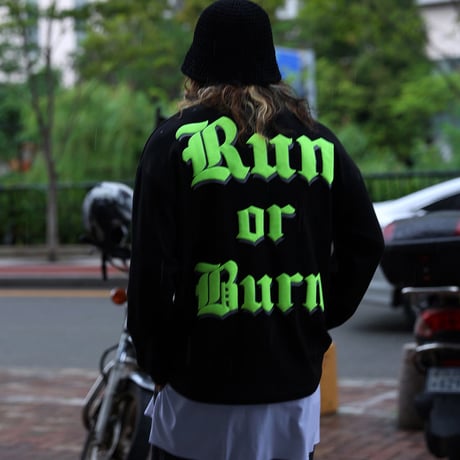 By The R/ Run or Burn Longsleeve Tee