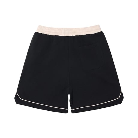 Mismatch NYC/Piping Shorts  "Black/Cream"