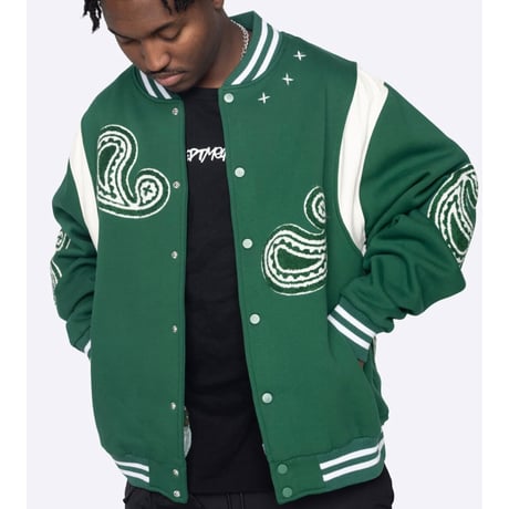 EPTM/PAISLEY VERSITY Jacket ”GREEN"