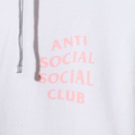 Anti Social Social Club/Logo フーディー　White　限定カラー