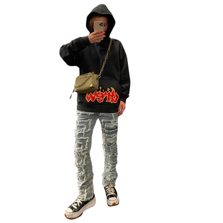 Drew House/Lit Drew Hoodie  "BLACK"
