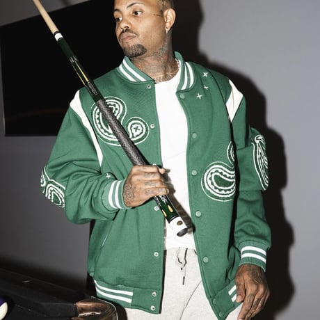 EPTM/PAISLEY VERSITY Jacket ”GREEN"