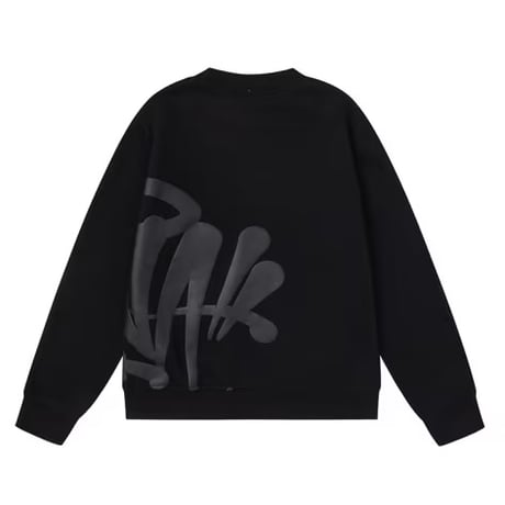 SYNA WORLD / Logo Crewneck sweatshirt  (BLACK)